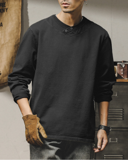 カロライン ヘンリーネックカットソー 2029