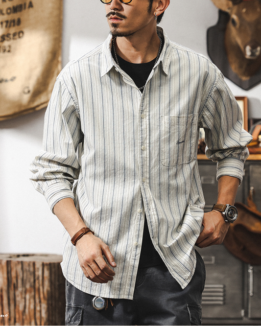 ベルファスト スタンダードストライプシャツ 1451