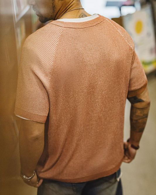 テキシコ 半袖ニットTシャツ 1673