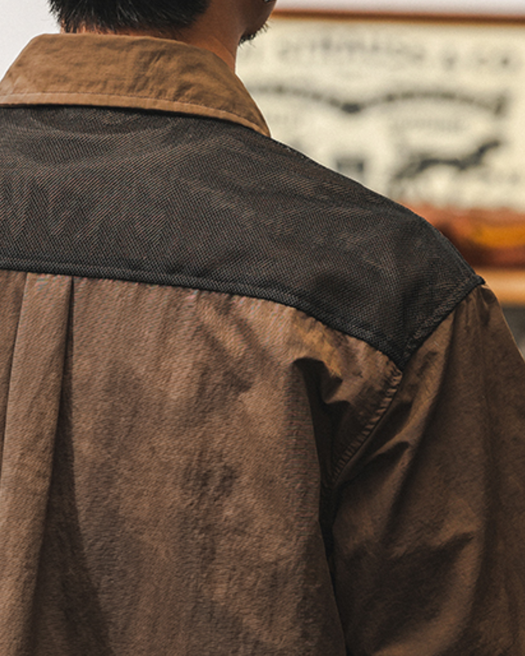 エイムズ ツートンハーフスリーブワークシャツ 1654