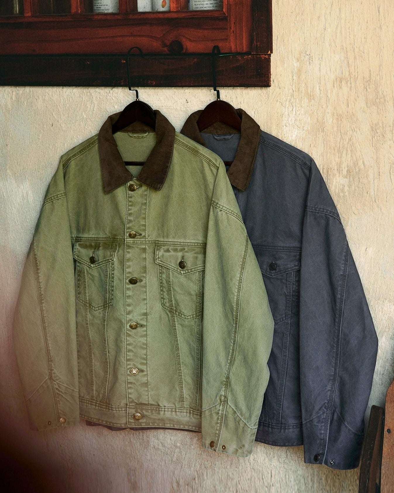 トピーカ コーデュロイ襟トラッカージャケット 2337