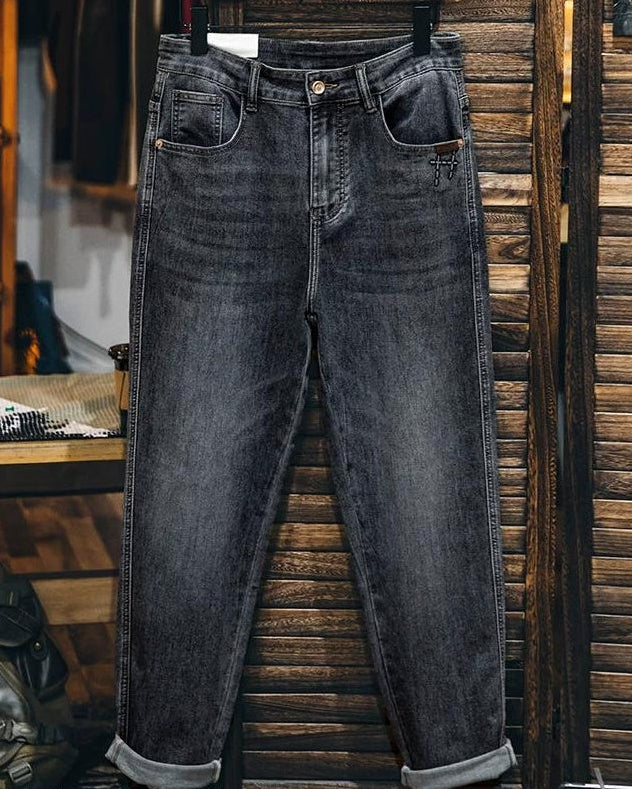 ビロイト ユーズドストレートデニムパンツ 2406