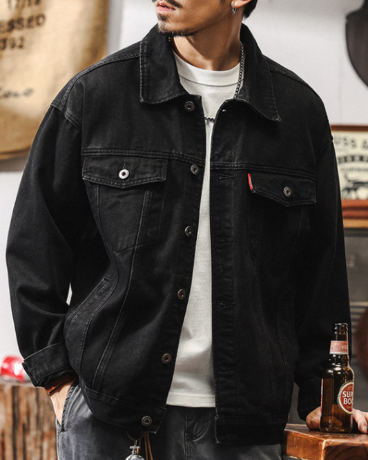 エセル ブラックデニムジャケット 2113