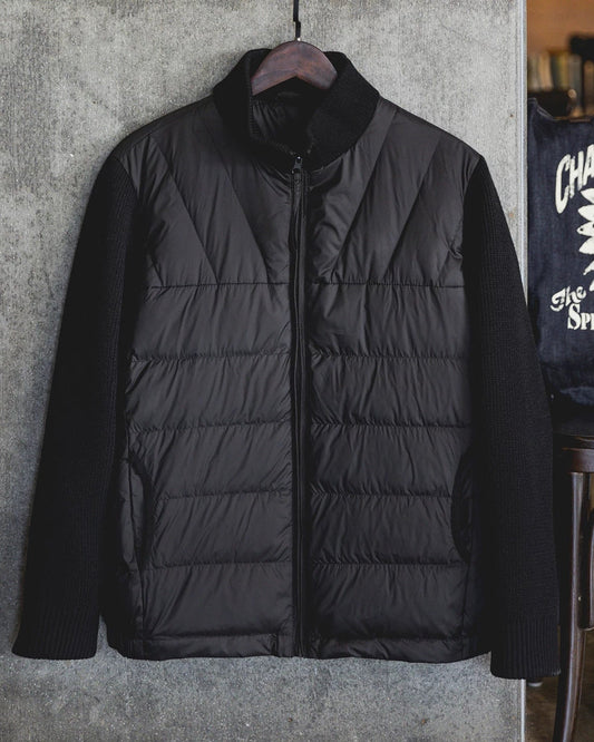ダンベリー リブニットスリーブ切替ダウンジャケット 2375