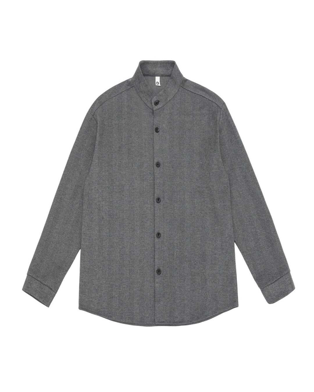 ペイデンシティ テクスチャースタンドカラーシャツ 2868
