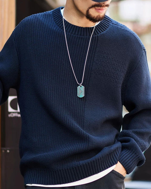 リフエ 切替デザインニットプルオーバー 2378