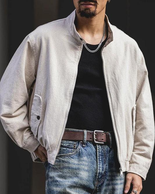 ソールズベリー スタンドカラーフルジップワークブルゾン 2493