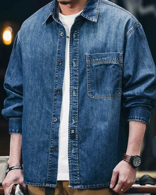 ハインズビル ビンテージウォッシュシングルポケットシャツ 2424