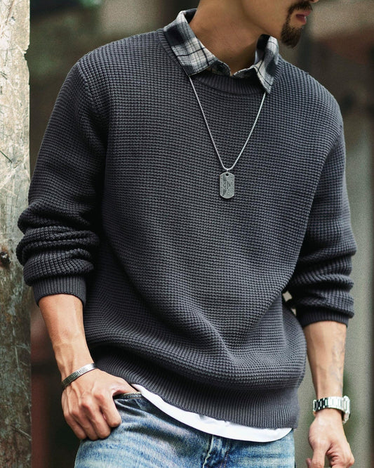 ナンタケット ドッキングシャツワッフルニット 2304