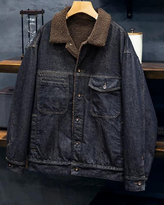 デルレイビーチ ダブルポケット裏ボアデニムジャケット 2357
