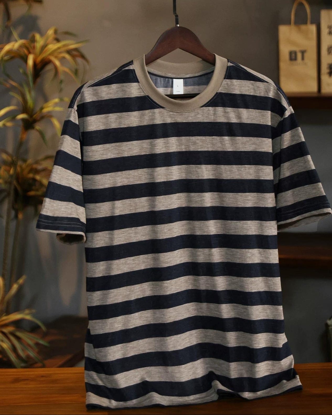マコーム ワイドボーダーTシャツ 2657