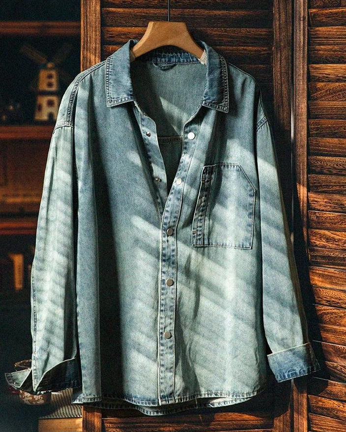 シャーロッツビル ハードフェードスナップワークシャツ 2431