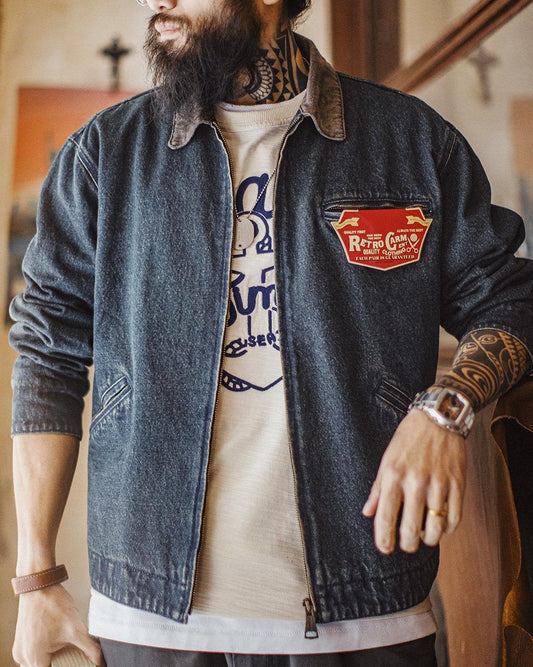 ウィリストン コントラストカラーワークブルゾン 2453