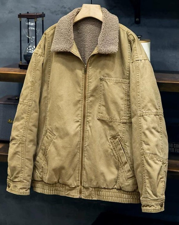 クロービス ボアカラーミリタリーブルゾンジャケット 2381