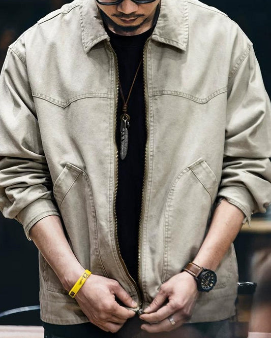 オワトナ ダックキャンバスジップワークジャケット 2408