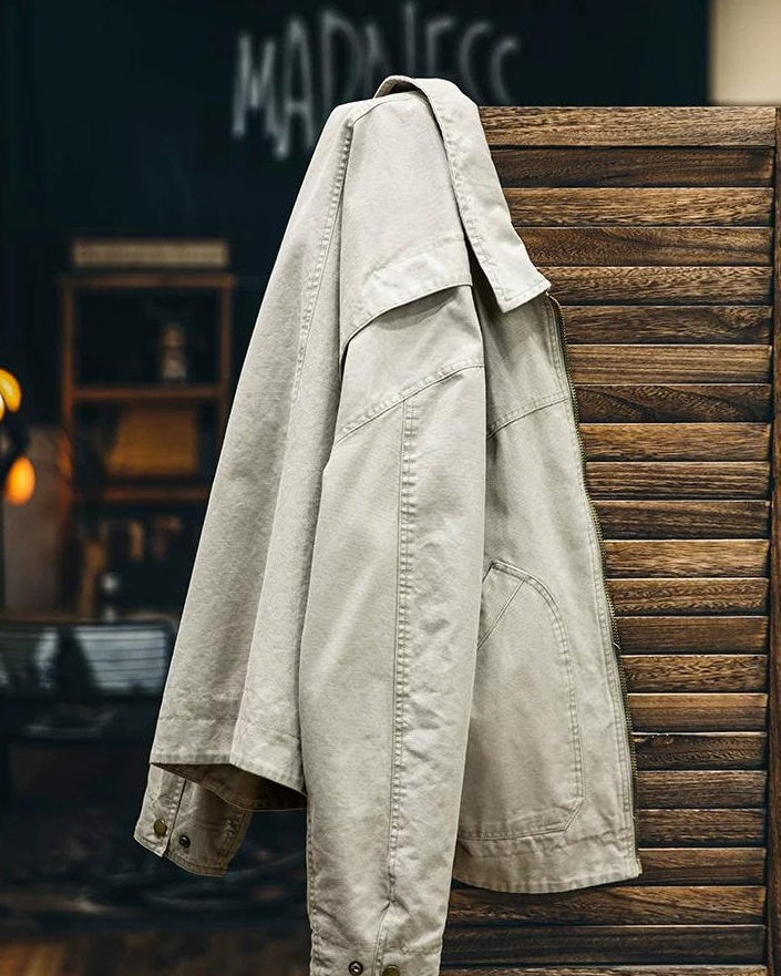 オワトナ ダックキャンバスジップワークジャケット 2408