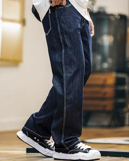 ニューポートニューズ トリプルステッチワイドジーンズ 2430