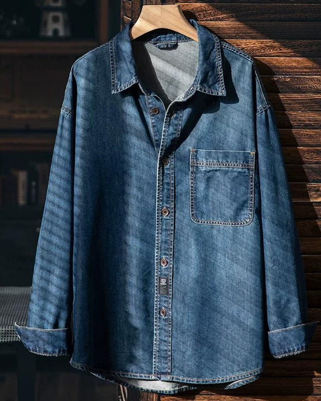 ハインズビル ビンテージウォッシュシングルポケットシャツ 2424