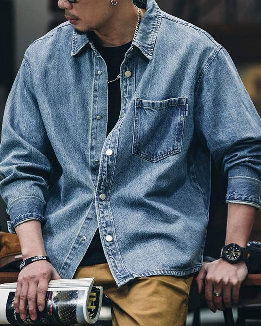 プランテーション ビンテージメタルボタンワークシャツ 2426