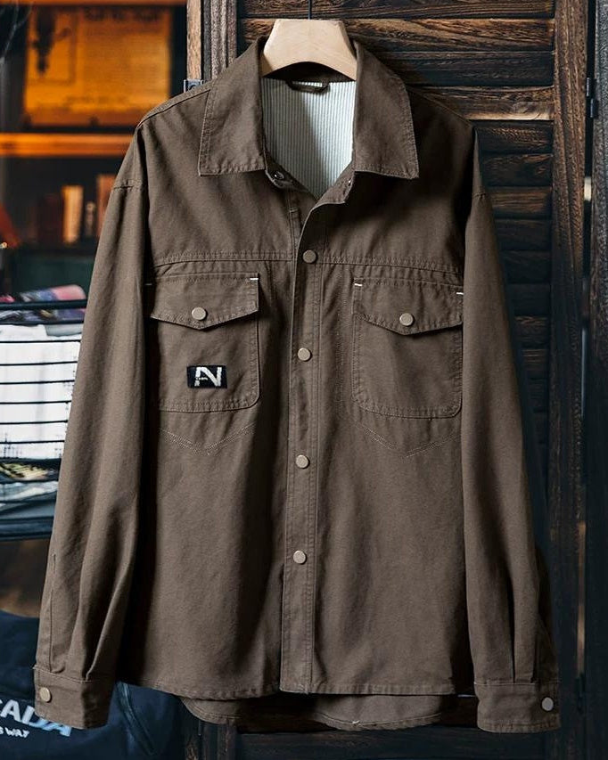 ブーイ スナップフロントワイドワークシャツ 2434