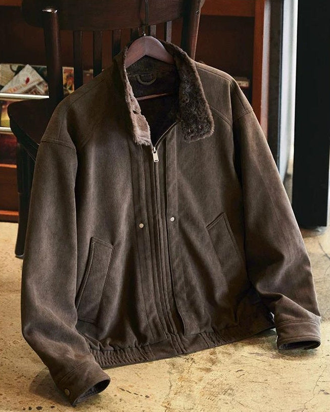 イサクア ファーカラーコーデュロイジャケット 2386