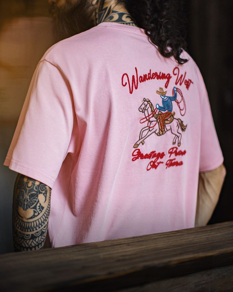 フォークス ウエスタンバックグラフィックTシャツ 2783