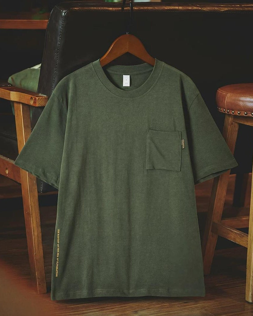 チェムルト シングルポケットクルーネックTシャツ 2743