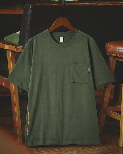 チェムルト シングルポケットクルーネックTシャツ 2743