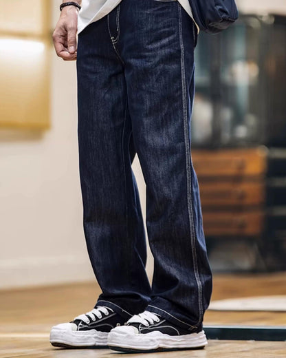 ニューポートニューズ トリプルステッチワイドジーンズ 2430