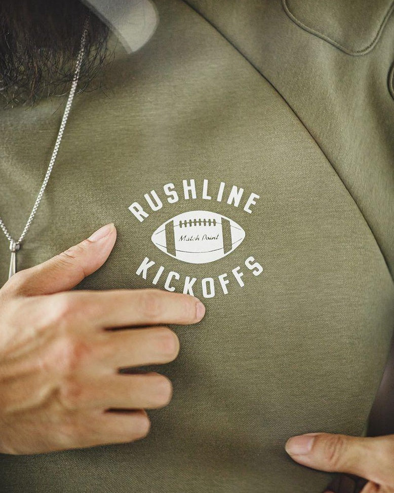 テレホート パッドショルダーラグランクルースウェット 2411