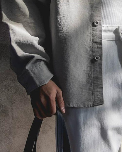 ポプラブラフ フラップポケットレギュラーカラーワークシャツ 2473