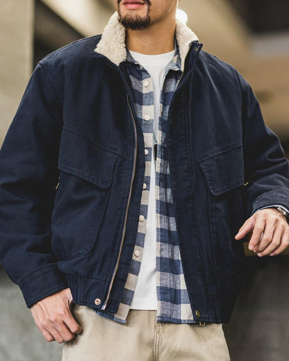 サマービル 裏ボアスタンドカラージャケット 2377