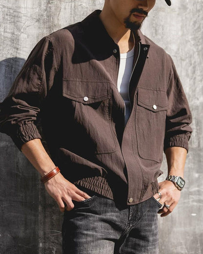 ビュート フラップポケットジップブルゾン 2475