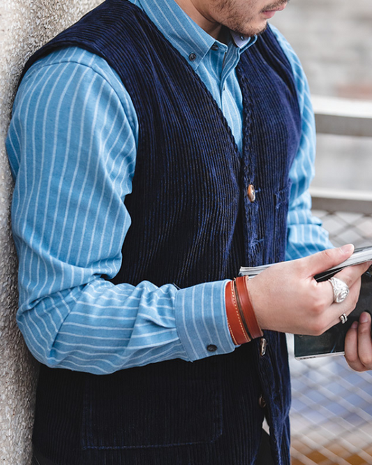 チャーリー コーデュロイベスト 1018