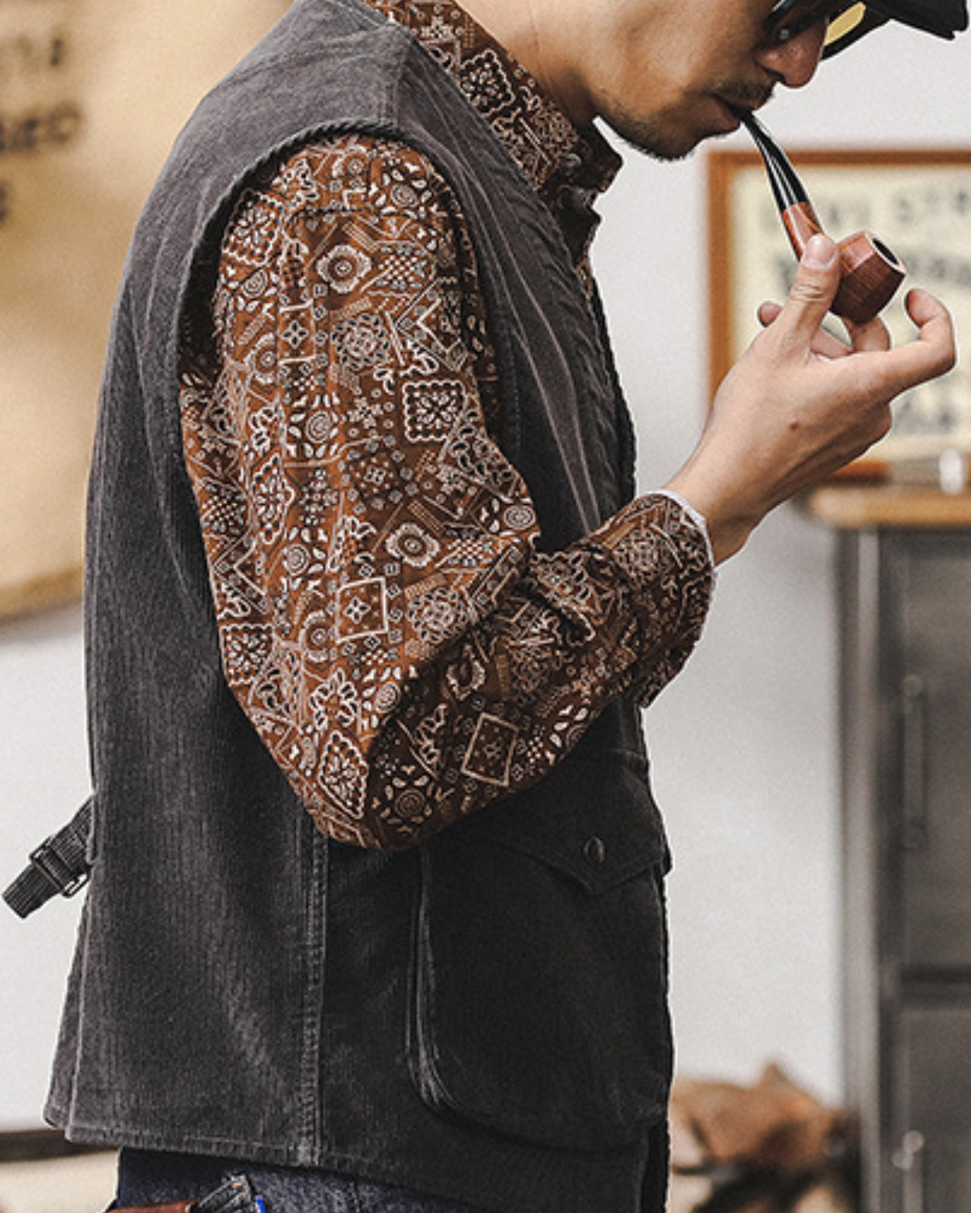 リディア コーデュロイVネックベスト 1212 – アメカジ通販サイト