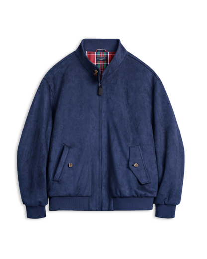 エイプリル  スエードタッチスタンドカラージャケット 2187