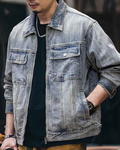 バルドスタ タフネスウォッシュドデニムジャケット 2352