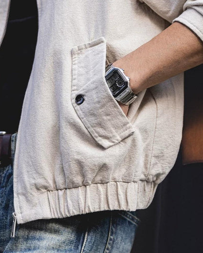 ソールズベリー スタンドカラーフルジップワークブルゾン 2493