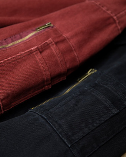 リンチバーグ 刺繍スタンドカラーワークジャケット 2359