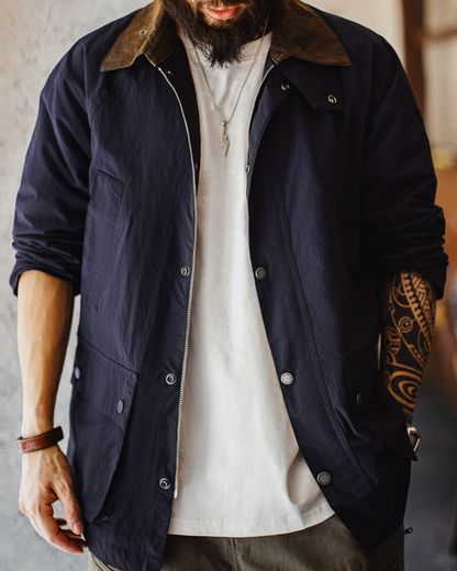 グランツパス ヴィンテージライク襟切り替えフィールドジャケット 2250