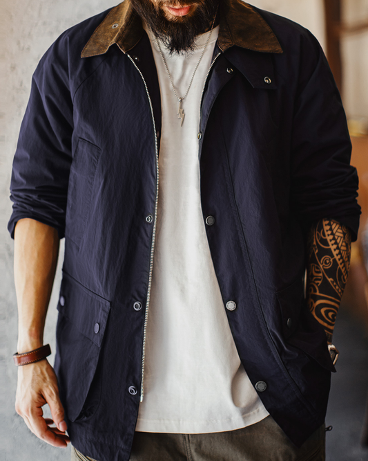 グランツパス ヴィンテージライク襟切り替えフィールドジャケット 2250