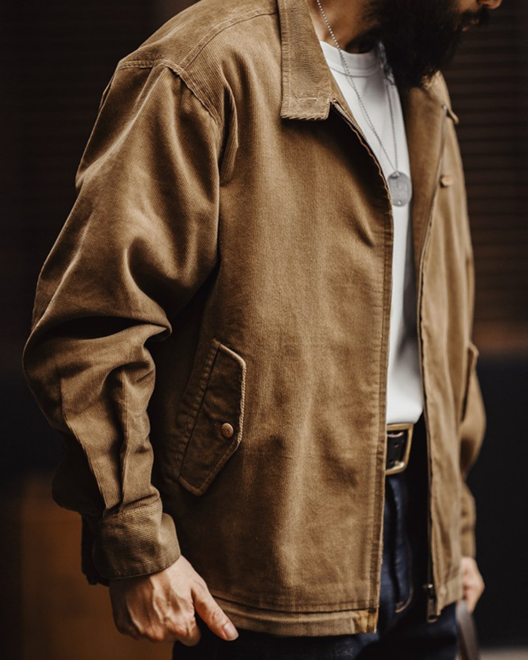 アラベラ コーデュロイスタンドカラージャケット 2189