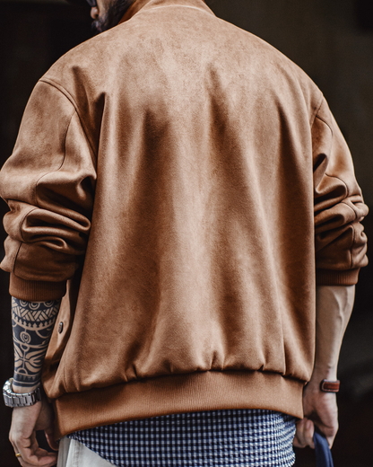 エイプリル  スエードタッチスタンドカラージャケット 2187