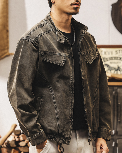 フェニックス ウォッシュドスタンドカラーブルゾン 2208