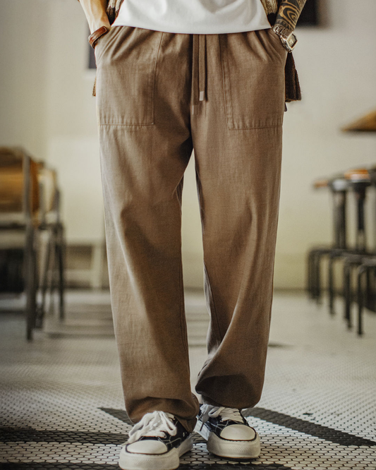 オーハイ カットオフウエストイージーワイドパンツ 2247