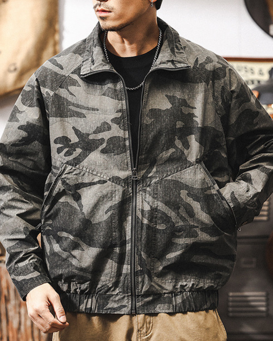 セドナ カモフラージュ柄スタンドカラーブルゾン 2209