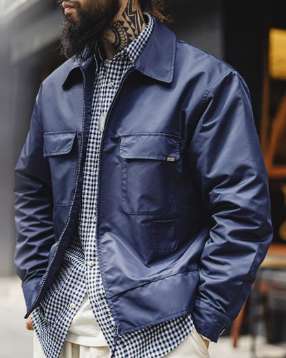 タンパ バック刺繍ナイロンジャケット 2215