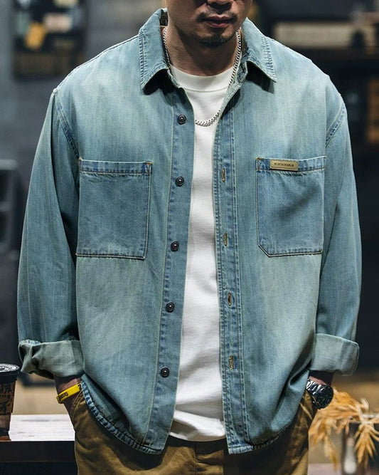 ハイポイント ライトフェードダブルポケットワークシャツ 2429