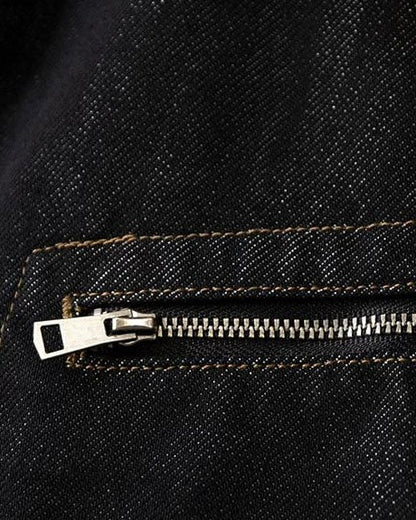 カンバーランド スプレッドカラーワークデニムブルゾン 2492