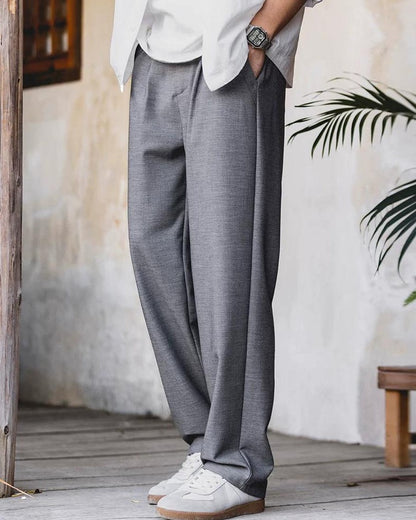 クースベイ ワイドワンタックトラウザーズ 2523